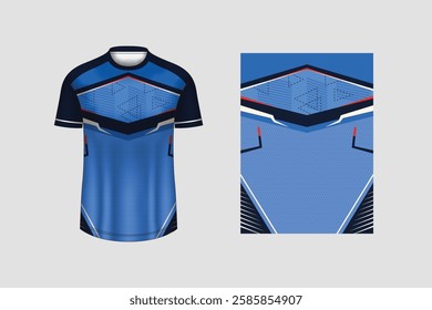 Tshirt mockup sport jersey design