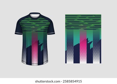 Tshirt mockup sport jersey design