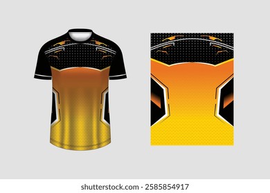 Tshirt mockup sport jersey design