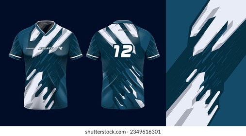 Tshirt mockup sport jersey template design for football soccer, ethnic, gaming, sports jersey abstract design