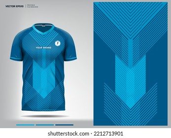 Mockup de camisetas, diseño de la plantilla de la camisa deportiva para la camiseta de fútbol, equipo de fútbol. vector eps 10 archivo imprimible