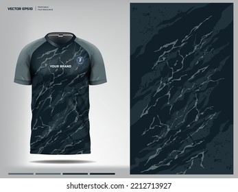 Mockup de camisetas, diseño de la plantilla de la camisa deportiva para la camiseta de fútbol, equipo de fútbol. vector eps 10 archivo imprimible