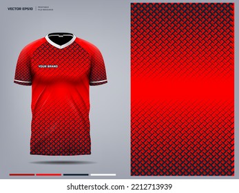 T-shirt mockup, sport shirt template design for soccer jersey, football kit. vector eps 10 printable file