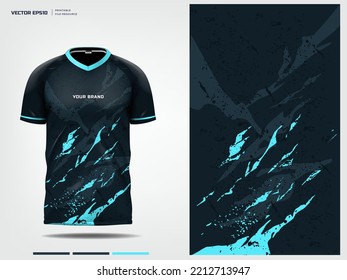 T-shirt mockup, sport shirt template design for soccer jersey, football kit. vector eps 10 printable file