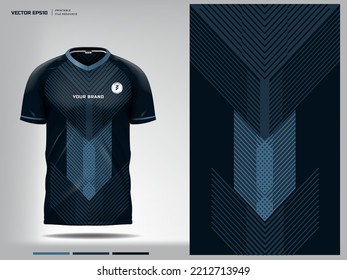 T-shirt mockup, sport shirt template design for soccer jersey, football kit. vector eps 10 printable file