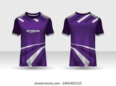 T-shirt mockup, sport shirt template design for soccer jersey, football kit. Tank top for basketball jersey, running singlet. Fabric pattern for sport