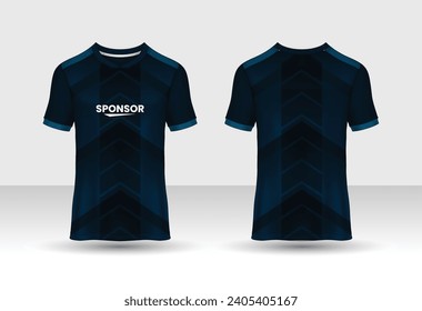 T-shirt mockup, sport shirt template design for soccer jersey, football kit. Tank top for basketball jersey, running singlet. Fabric pattern for sport