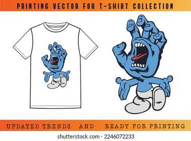 T-shirt Mockup SS23 printing, T-shirt Vector Printing Design, Vector Illustration for Tee mockup, ready vector for Tee printing, updated printing for Tee, new print vector for T-shirt
