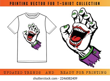 T-shirt Mockup SS23 printing, T-shirt Vector Printing Design, Vector Illustration for Tee mockup, ready vector for Tee printing, updated printing for Tee, new print vector for T-shirt