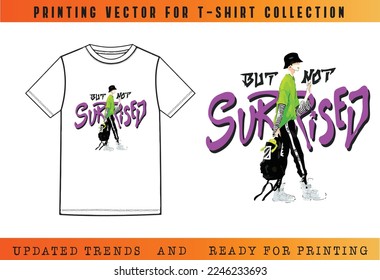 T-shirt mockup SS23 printing, T-shirt Vector Printing Design, Vector Illustration for Tee mockup, ready vector for Tee printing, updated printing for Tee, new print vector for T-shirt