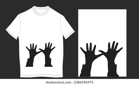 T-shirt mock-up template design for fashion, Style, designer, etc