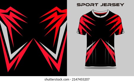	Tshirt mockup template jersey racing sport gaming design 