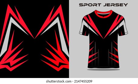 	Tshirt mockup template jersey racing sport gaming design 