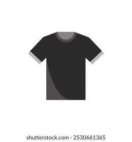 t-shirt mockup, t-shirt vector, t-shirt illustration, Black color T-shirt vector  