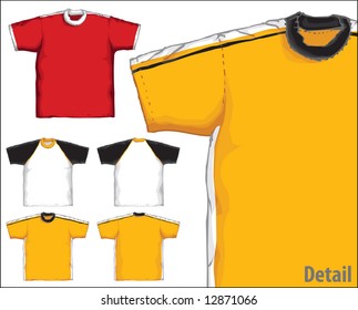 T-shirt models for layout application.