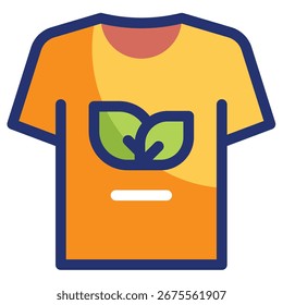 Tshirt Modern Vector Icon - Minimal Illustration Symbol Template für Web Mobile App UI Design