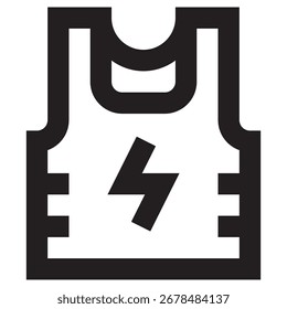 Tshirt Modern Vector Icon – Minimal Illustration Symbol Template for Web Mobile App UI Design