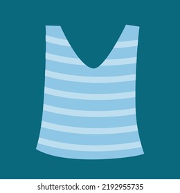 T-shirt on a green background