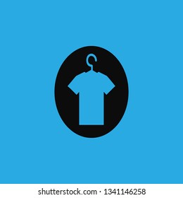 tshirt on a hanger icon vector