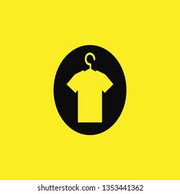 tshirt on a hanger icon vector