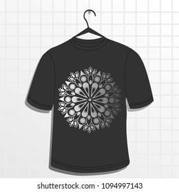 Tshirt Ornament Black Grey
