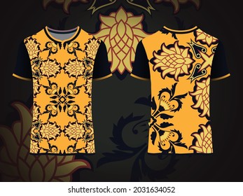 T-shirt With Ornament Pattern Design