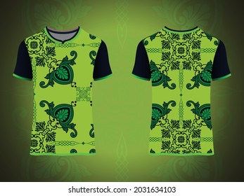 Camiseta con diseño de patrón de ornamento