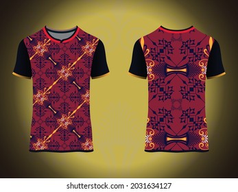 Camiseta con diseño de patrón de ornamento