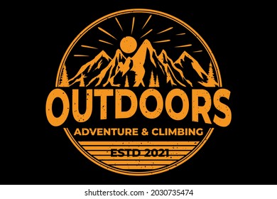 T-shirt outdoors adventure climbing mountain