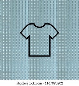 T-shirt outline icon, vector design element
