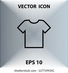 T-shirt outline icon, vector design element