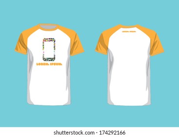T-shirt phone design template