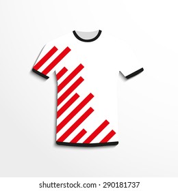 T-shirt with a picture. Vector illustration.