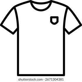 Camiseta con ilustración de Vector de bolsillo