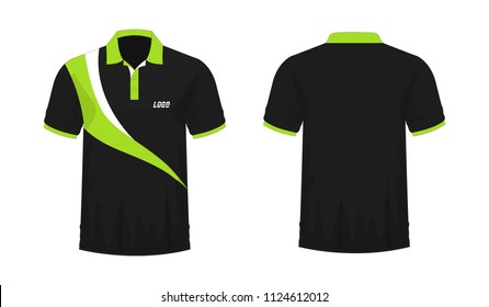 green polo shirt template