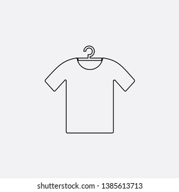 tshirt polo icon sign signifier vector