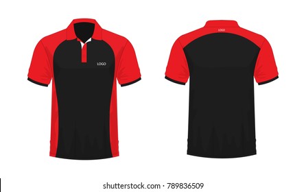 black polo t shirt mockup