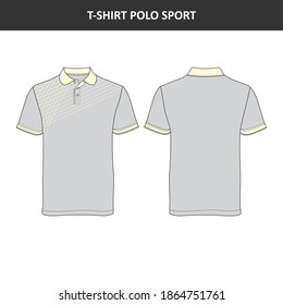 T-Shirt Polo Sport V1, for Commercial Use