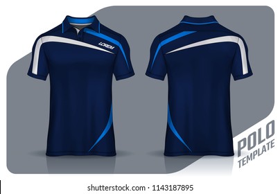 blue sports jersey