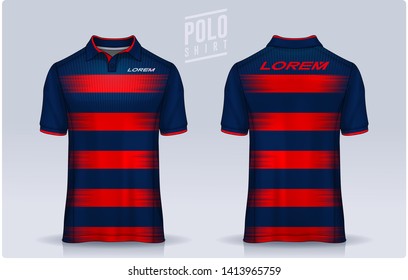 t-shirt polo templates design. uniform front and back view.