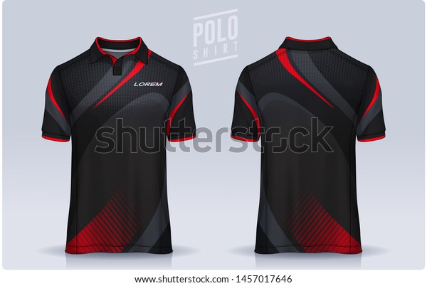 Tshirt Polo Templates Design Uniform Front Stock Vector (Royalty Free ...