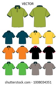 T-SHIRT POLO VECTOR