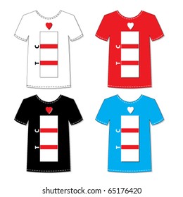 T-shirt with positive pregnancy test