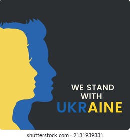 T-shirt poster vector design. Stop The War. Save Ukraine. I Stand With Ukraine. Solidarity with Ukraine.