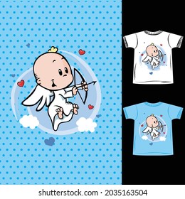 t-shirt print cute archer baby print