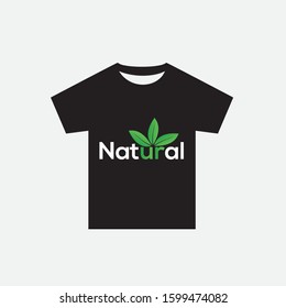 T-shirt print design.natural. Printing and badge applique label t-shirts, jeans, casual wear. Vector illustration.