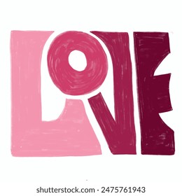 tshirt print pattern. love letter and more
