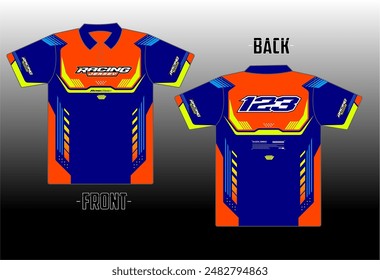 T-Shirt racing Sport Full vector editable