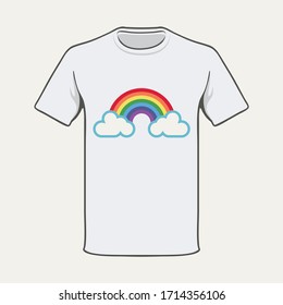 T-shirt Rainbow Hope. Summer 2020