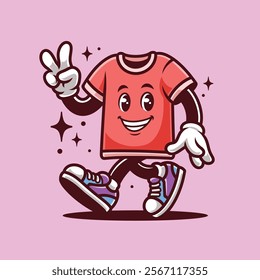 TShirt Retro Vintage Mascot Character Logo